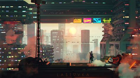 Artwork Concept Art Futuristic City Wallpaper - Resolution:1920x1080 ...