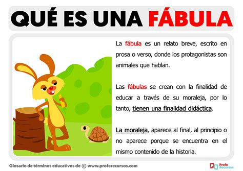 Que Es Una Fabula Y Sus Caracteristicas - Image to u