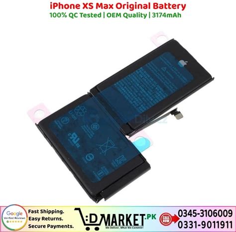 IPhone XS Max Original Battery Price In Pakistan