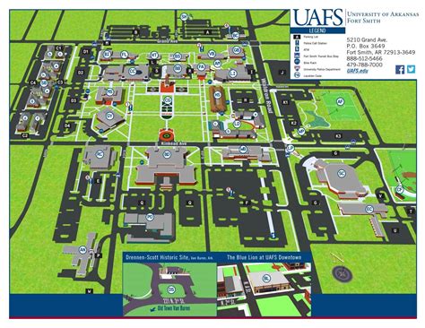 UAFS Campus map by University of Arkansas - Fort Smith - Issuu