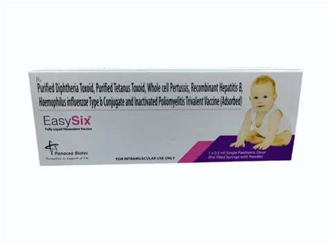 Purified Diphtheria Toxoid Purified Tetanus Toxoid Vaccine, 0.5 ml at Rs 1600/box in Indore