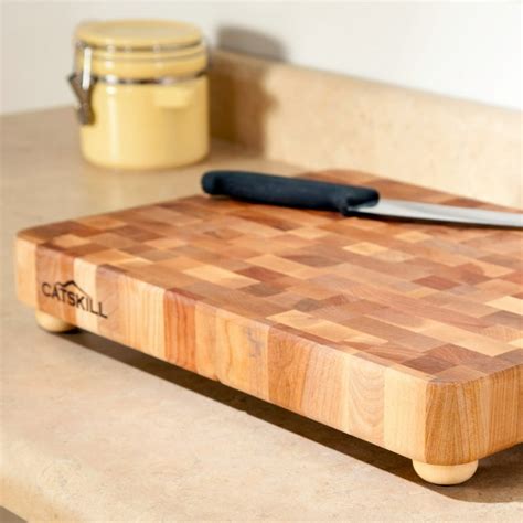 17 x 13 Professional End Grain Cutting Board with Feet - Walmart.com - Walmart.com