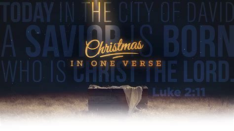 Christmas In One Verse | Sermon Series on Behance