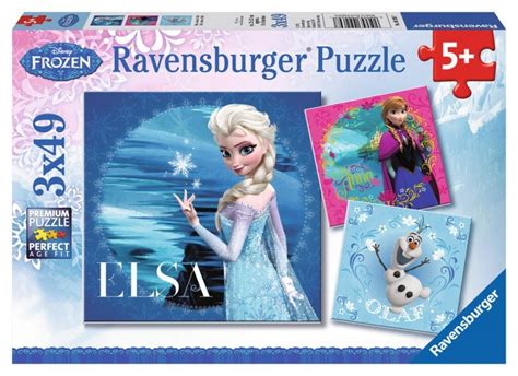 Ravensburger : Disney Frozen Elsa Puzzle 3x49pc | Board Game | at ...