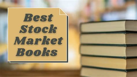 Best Stock Market Books