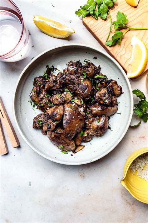 Sautéed Lemon-Garlic Chicken Liver & Onions | Recipe Cart