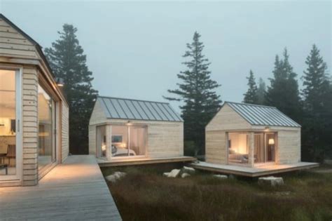 Go Logic Designs Breathtaking Trio of Modern Tiny Houses in Maine - Tiny Houses