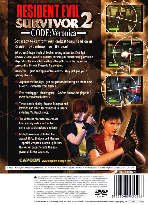 Resident Evil Survivor 2: CODE: Veronica Images - LaunchBox Games Database