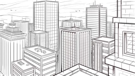 How to Draw a City in Two Point Perspective Sketch by robertmarzullo on DeviantArt