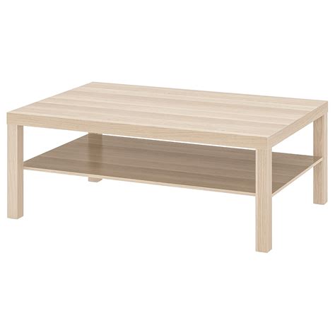 LACK coffee table, white stained oak effect, 118x78 cm - IKEA