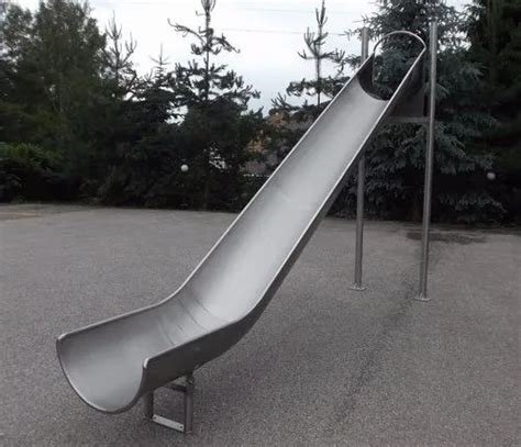 Silver Straight 9Feet Stainless Steel Playground Slide at Rs 40000/piece in Chennai