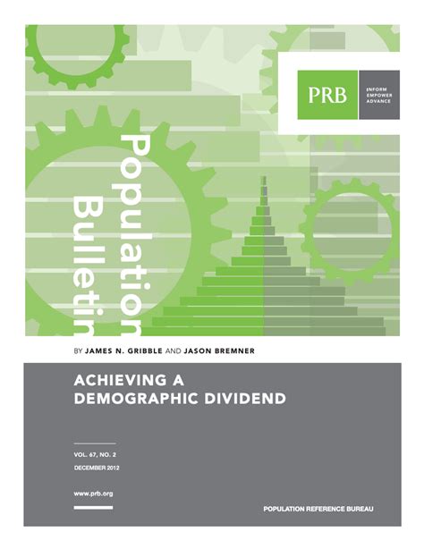 Achieving a Demographic Dividend | PRB