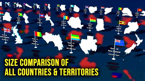 Country Size Comparison By Area || All Continents || @Data About1 - YouTube