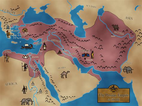 ArtStation - Map of the Persian Empire