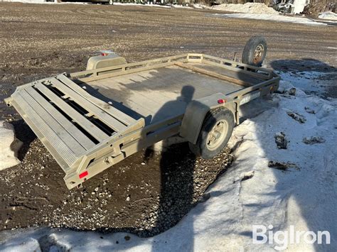 Aluma 12' Aluminum S/A Flatbed Trailer BigIron Auctions