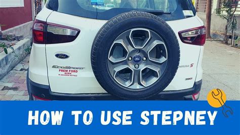 HOW TO USE SPARE WHEEL ON FORD ECOSPORT 2020 - YouTube