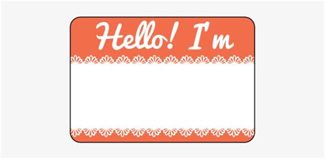 375" X - Printable Name Tag Design PNG Image | Transparent PNG Free ...