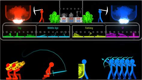 Stickman Fight with 12 Weapons - Marble & Ragdoll battle in Unity - YouTube