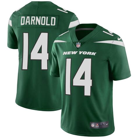 Men's New York Jets #14 Sam Darnold Green Vapor Untouchable Limited ...