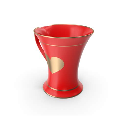 Red & Gold Glass Heart Cup PNG Images & PSDs for Download | PixelSquid - S120707860