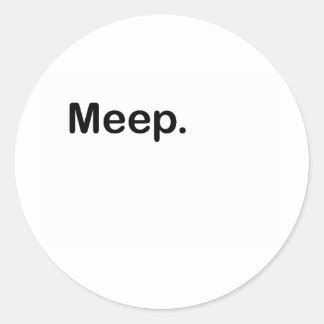 Meep Stickers | Zazzle