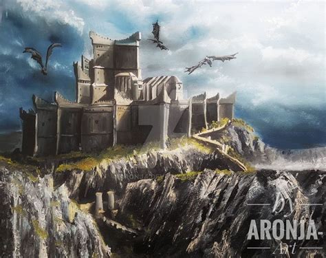 Dragonstone by Aronja | Game of thrones castles, Fantasy landscape ...