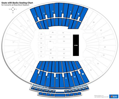 Rose Bowl Stadium Concert Seating Chart | Elcho Table