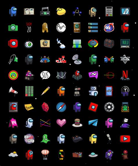 Among Us App Icons - Aesthetic Among Us Icon iOS 14 Free Download