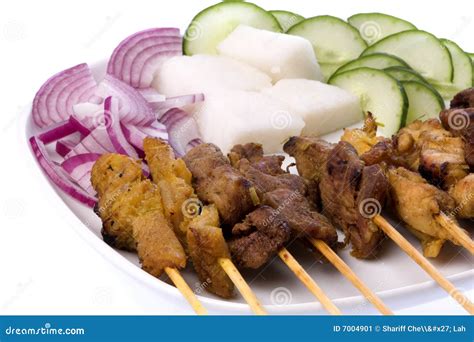 Malaysian Satay stock image. Image of dinner, cooked, asian - 7004901