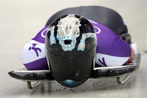 7 skeleton athletes and their helmet designs | Blog | PyeongChang 2018 Olympic Winter Games ...