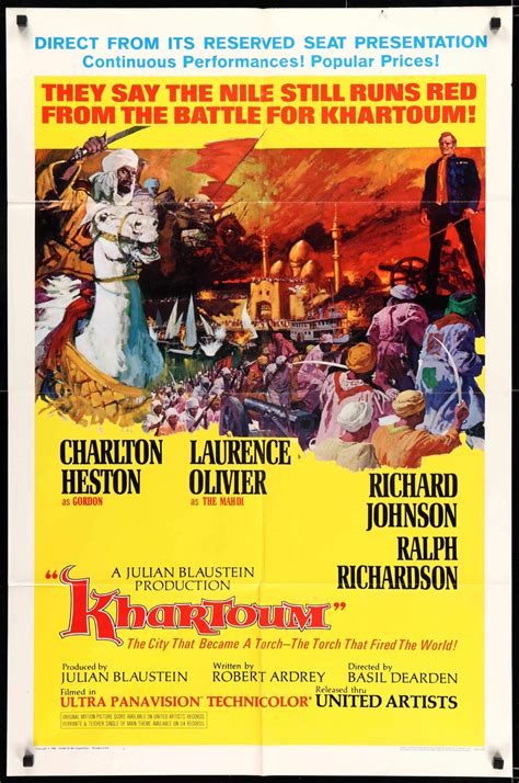 Khartoum (1966) Original One Sheet Movie Poster - 27" x 41" - Original ...