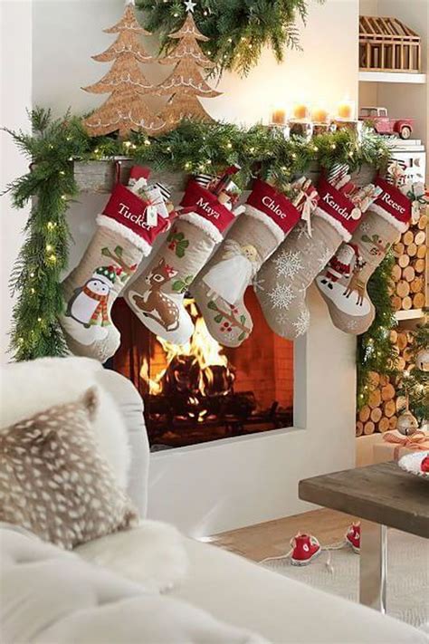 20+ Creative Christmas Stocking Ideas For Stylish Interiors | Unique ...