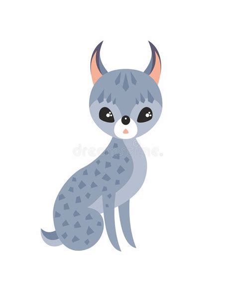 Cartoon lynx stock vector. Illustration of furry, undomesticated - 20097327