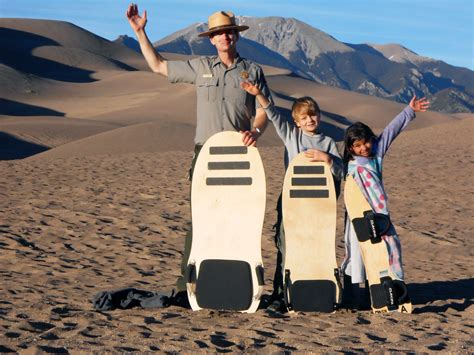 Sandboarding at Great Sand Dunes National Park - Surf the Sand