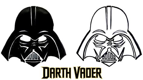 Comment dessiner dark vador - how to draw darth vader - dessin star ...