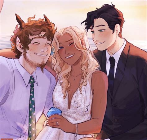 The trio🥺 | Percy jackson, Percy jackson characters, Percy jackson art