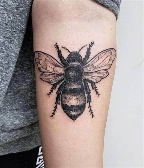 60 Cute Honey Bee Tattoo Designs in 2024 for Women and Men