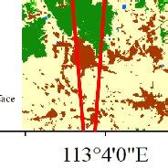 Land-cover classification and the track of ICESat-2 data in Songshan,... | Download Scientific ...