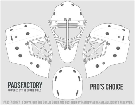 Mask Templates – The Goalie Archive