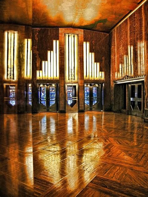 Inside View Of Chrysler Building | Art deco buildings, Chrysler ...