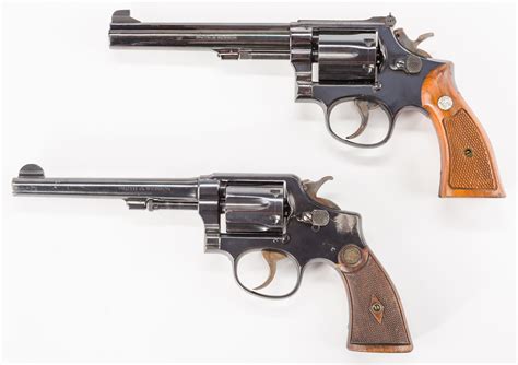 Lot 792: 2 Smith & Wesson .38 Cal. Special CTG Revolvers | Case Auctions