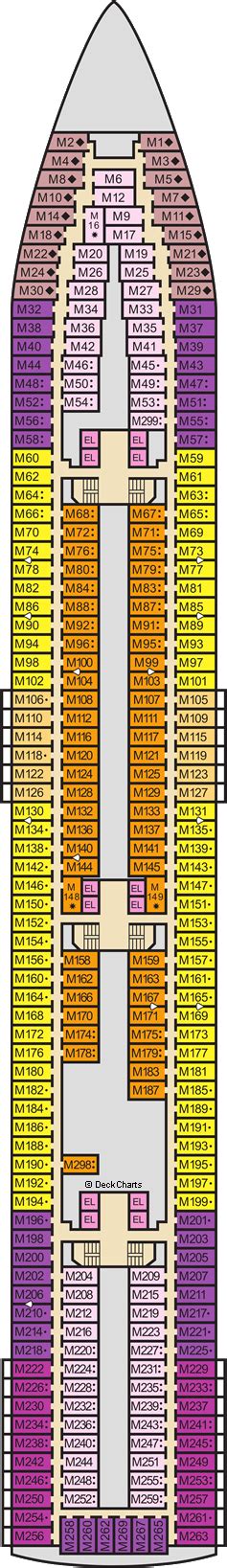 Carnival Ecstasy Deck Plans: Ship Layout, Staterooms & Map - Cruise Critic