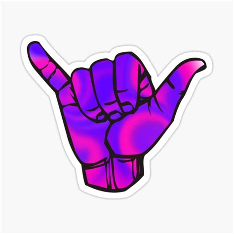 "Shaka" Sticker for Sale by EJjoseph | Redbubble