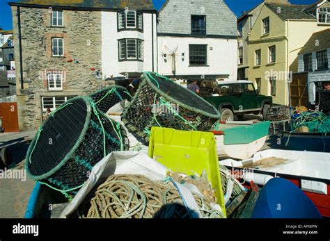 Port Isaac harbour. Port Isaac has a small fishing industry, but now is increasingly dependent ...