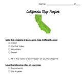 Clifornia Regions Project Teaching Resources | Teachers Pay Teachers