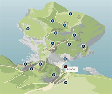 Tintagel Interactive Map | English Heritage | English heritage ...