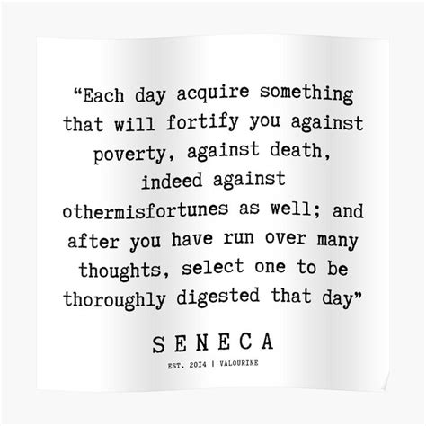 "85 | Seneca Quotes | 190929 " Poster by valourine | Redbubble | Seneca quotes, Seneca, Quotes