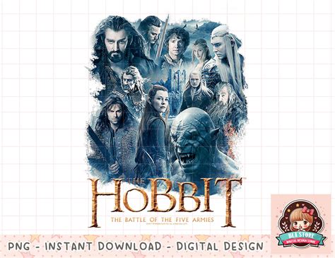 Hobbit Main Characters png, instant download, digital print - Inspire ...