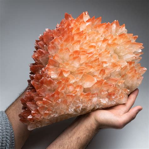 Natural Red Calcite Crystal Cluster from China - Astro Gallery - Touch of Modern