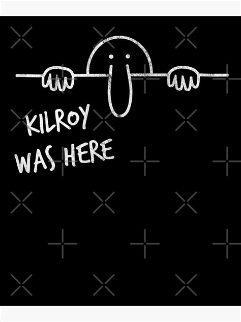 "Vintage Kilroy Was Here Graffiti" Poster by lanacapone | Redbubble